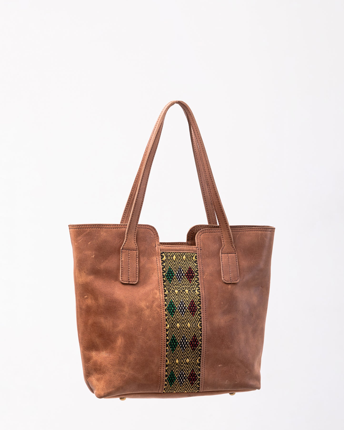 Brown Tibeb Tote Bag