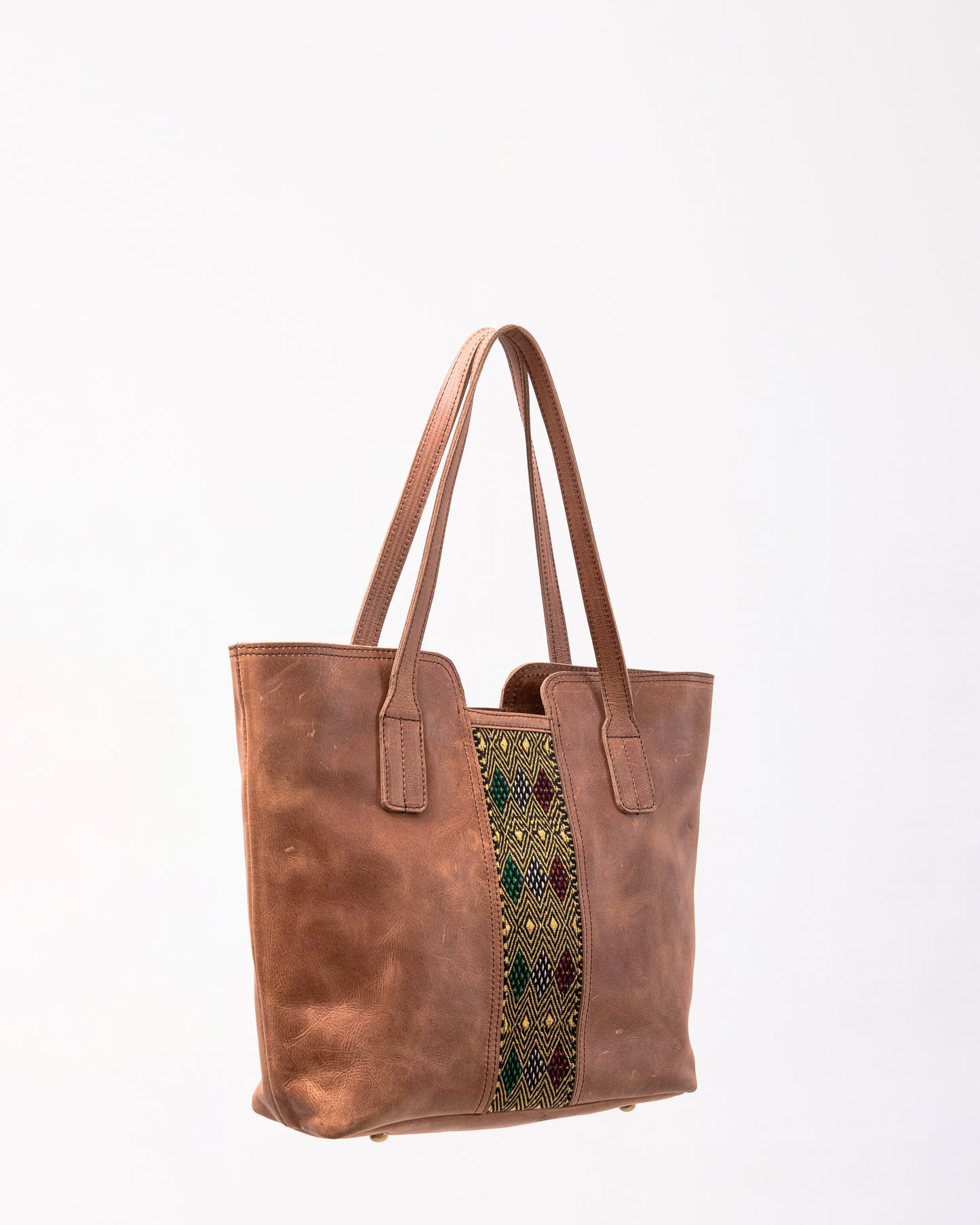 Brown Tibeb Tote Bag