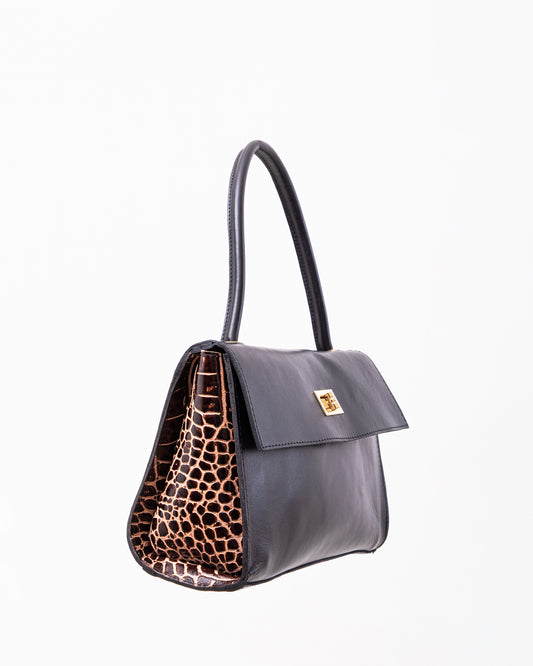 Giraffeskin Pattern Genuine Leather Purse for Women