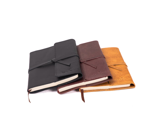 Genuine Leather Covered Sketch Book