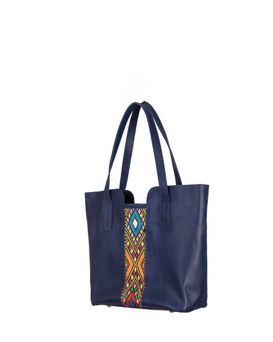 Tibeb Tote: Genuine Leather Bag for Women